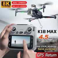 2025 K18 Max Drone GPS Obstacle Avoidance Aerial Photography 8K - Winskyzone