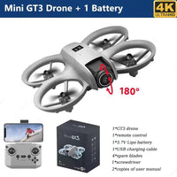 2025 NEW GT3 MAX Mini With LED Foldable Drones GPS 8K - Winskyzone