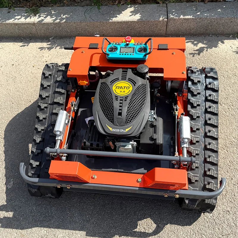 Automatic Small Remote Control Self - propelled Crawler Lawn Mower - Winskyzone