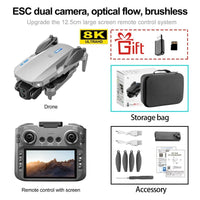 E88GT 4.3 - inch Large Screen Drone Brushless Dual Camera Aerial Photography - Winskyzone