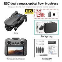 E88GT 4.3 - inch Large Screen Drone Brushless Dual Camera Aerial Photography - Winskyzone