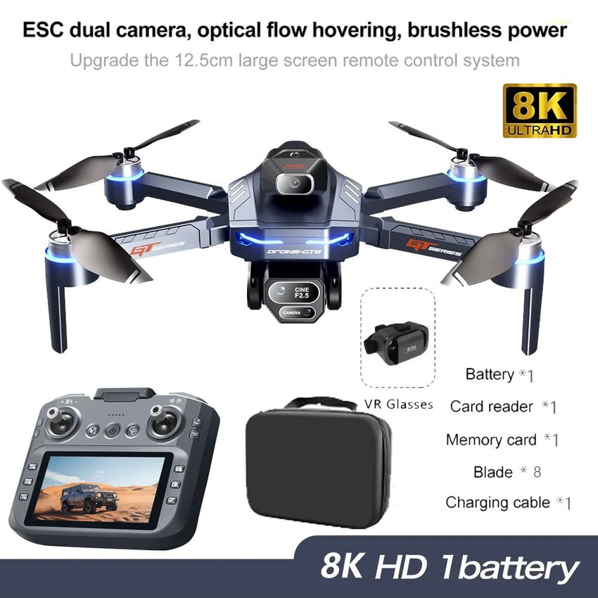 GT8 NEW Drone 4K Professional 8K Camera Aerial FPV Avoiding Obstacles - Winskyzone