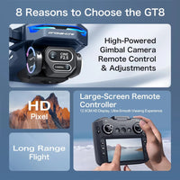 GT8 NEW Drone 4K Professional 8K Camera Aerial FPV Avoiding Obstacles - Winskyzone