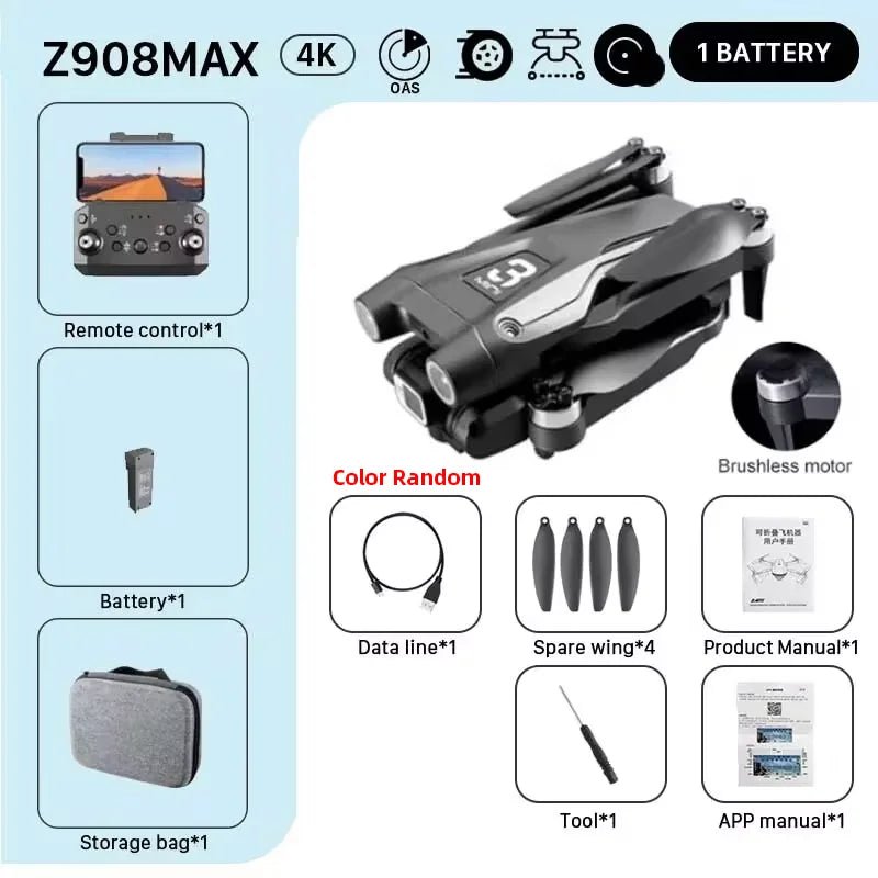 KBDFA Mini Z908Pro Max Drone 4K - Top Quality Quadcopter - Winskyzone