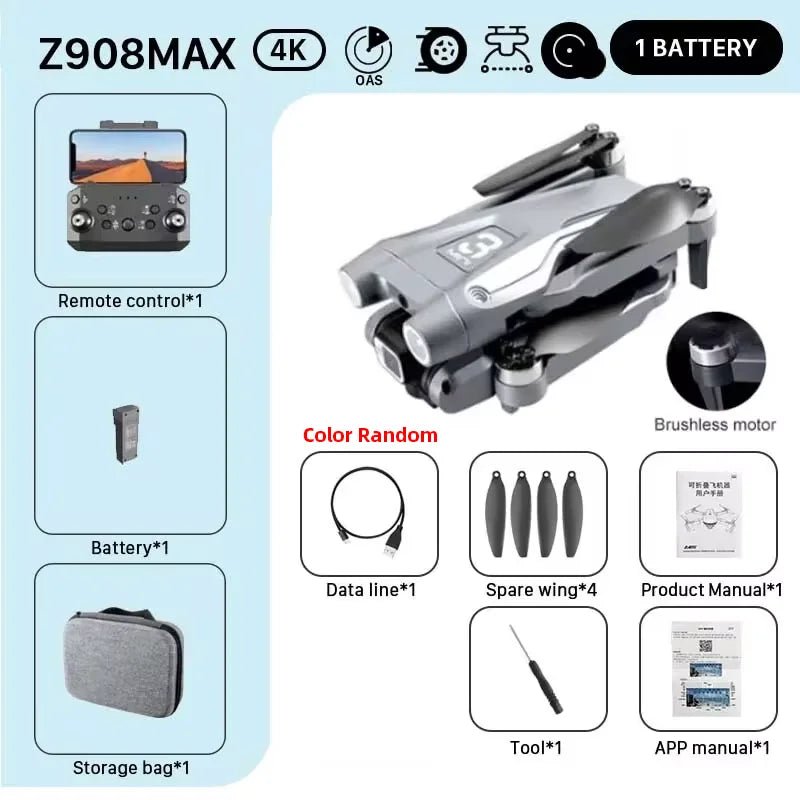 KBDFA Mini Z908Pro Max Drone 4K - Top Quality Quadcopter - Winskyzone