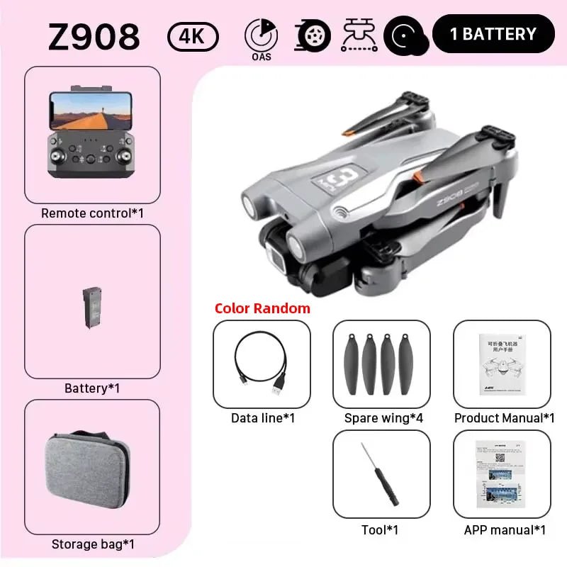 KBDFA Mini Z908Pro Max Drone 4K - Top Quality Quadcopter - Winskyzone
