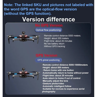 M7 Drone Brushless 8K HD Camera Remote control with screen - Winskyzone