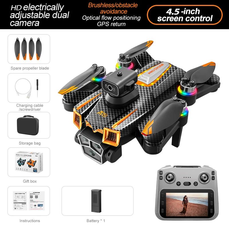 New A19 PRO GPS Drone 4K Professional Camera - Winskyzone