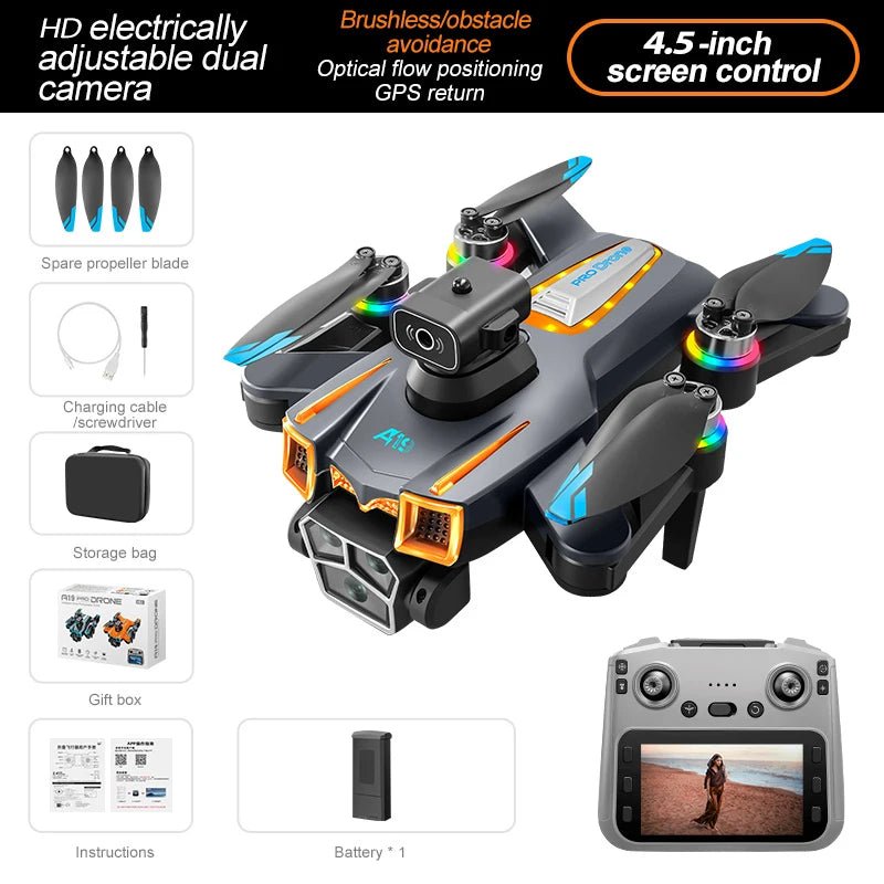 New A19 PRO GPS Drone 4K Professional Camera - Winskyzone
