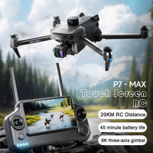 P7 MAX High-end GPS Drone with Screen Remote Control
