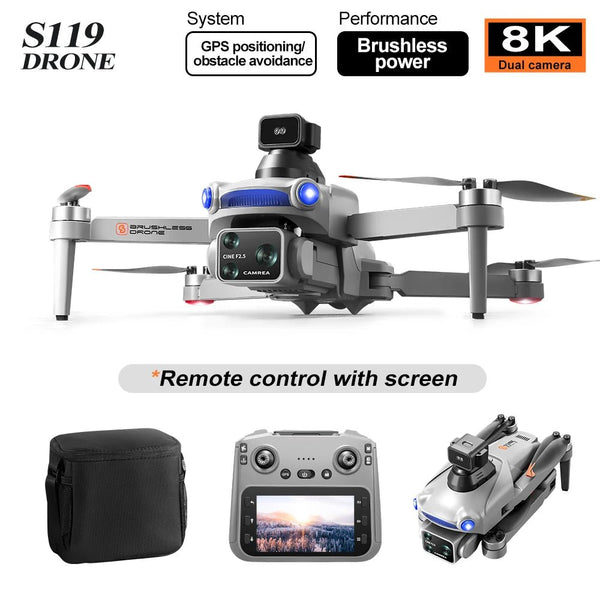 S119 Ultra Long Endurance GPS Drone Optical Flow Technology