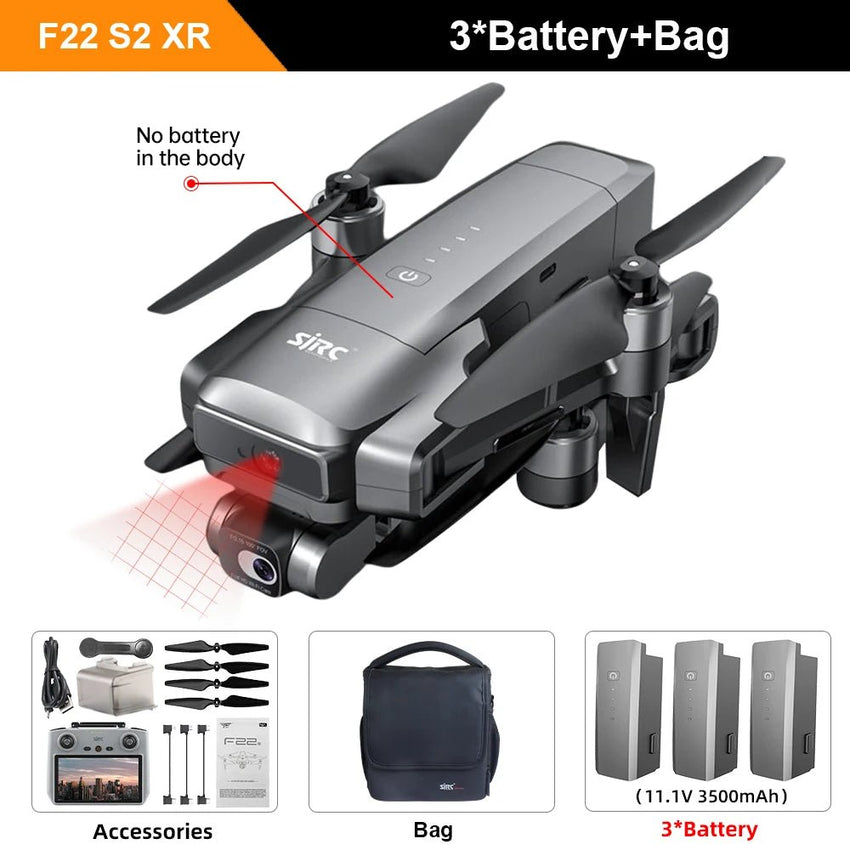 SJRC F22 S2XR PRO 4K Quadcopter - Winskyzone