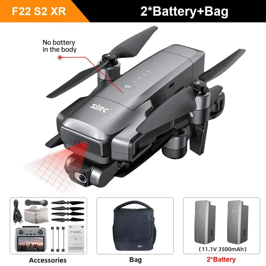 SJRC F22 S2XR PRO 4K Quadcopter - Winskyzone