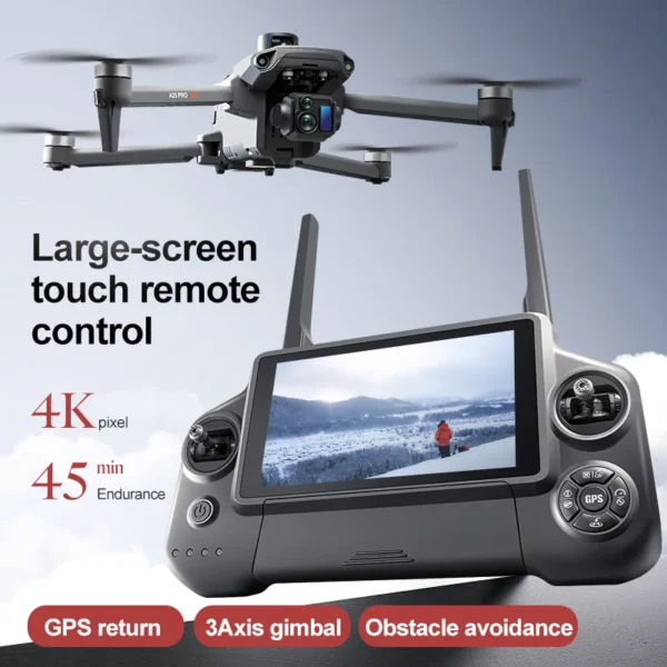 A25 PRO Professional Fishing Airdrop Drone 8K HD Camera 3-Axis Gimbal 10KM Brushless GPS Quadcopter Obstacle Avoidance RC Dron - Image 2