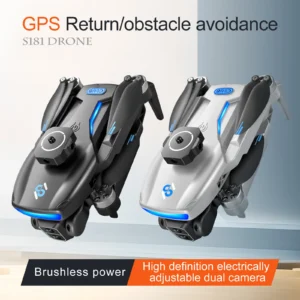 New S181 GPS Return Drone 5G Professional 8K HD Aerial Photography Dual-Camera Omnidirectional Obstacle Avoidance Dron RC Toy