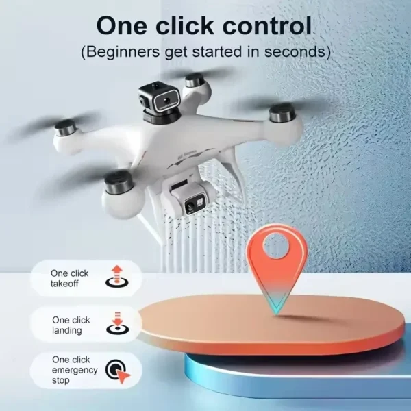 S116MAX 8K HD Professional Drone with Dual Camera 3 Batteries Optical Flow 360° Obstacle Avoidance WiFi Brushless Motor RC Toy - Image 4