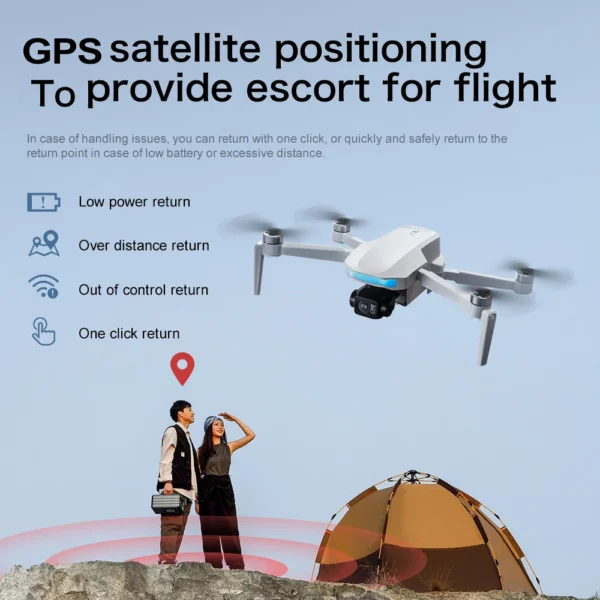New S-X1 Max 5KM LCD SC GPS Drone 4K Dual Camera 5G Wifi FPV 3-Axis Gimbal Professional Digital image transmission RC Dron Toys - Image 5