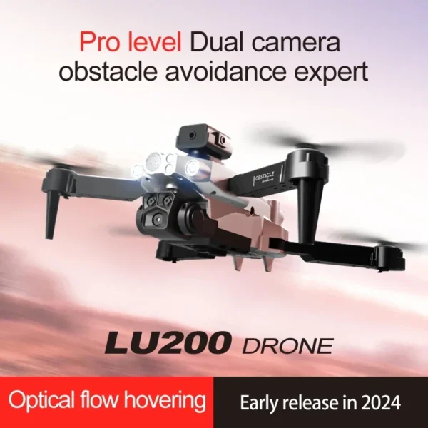 LU200 Drone 8K GPS Professional HD Aerial Photography Triple-Camera WIFI Omnidirectional Obstacle Avoidance Drone 10000M - Image 2
