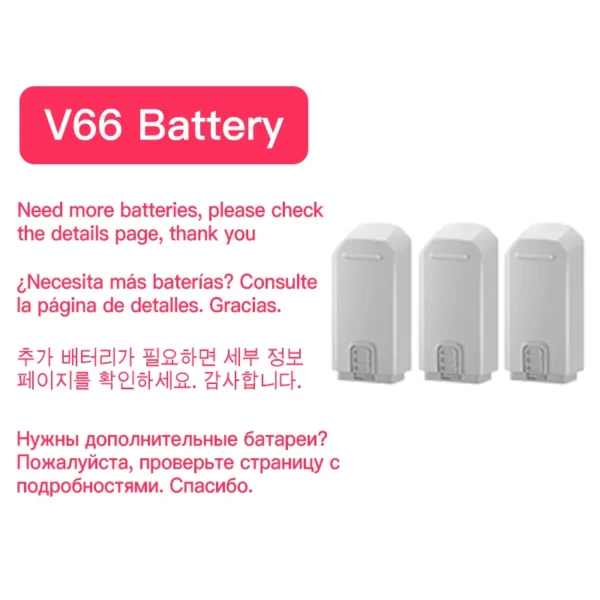 Xiaomi Mijia V66 Mini Rc Drone Headless Mode Helicopter 180° Flip Remote Control Quadcopter Micro Aircraft Toy Drones For Kids - Image 6