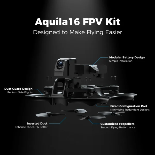 BETAFPV Aquila16 FPV Kit Brushless Racing Drone Professional Quadcopter Indoor Outdoor Mini Camera Drone C0 - Image 3