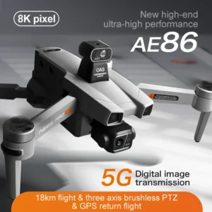 HiSilicon chip fishing AE86/MAX Pro 6000M Drone with Camera 8K Cameras UAV Professional GPS 5G Transmission 360° OAS Quadcopter
