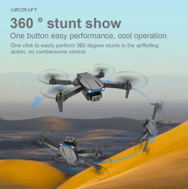 Professional HD E99Pro Drone 4k Dual WIFI fpv Quadcopter Aircraft with Obstacle Avoidance for Aerial Photography Drone Camera - Image 6