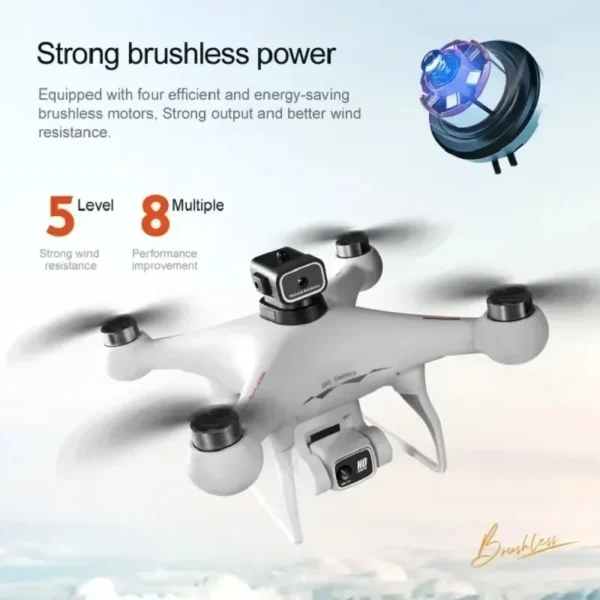 S116MAX 8K HD Professional Drone with Dual Camera 3 Batteries Optical Flow 360° Obstacle Avoidance WiFi Brushless Motor RC Toy - Image 3