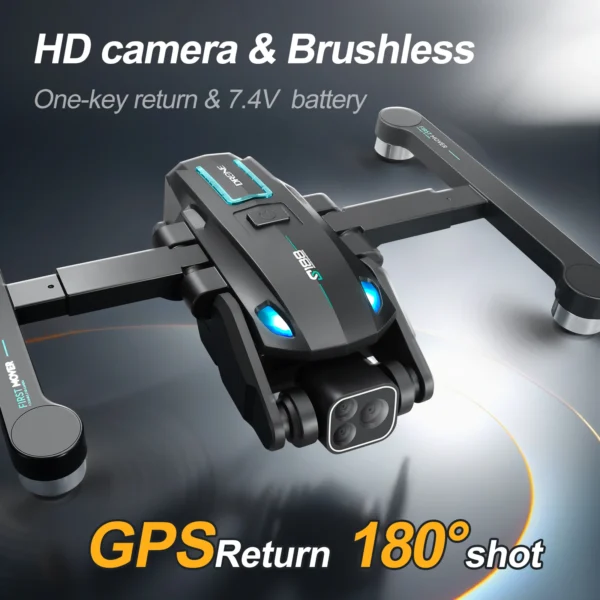 New S181 GPS Return Drone 5G Professional 8K HD Aerial Photography Dual-Camera Omnidirectional Obstacle Avoidance Dron RC Toy - Image 5