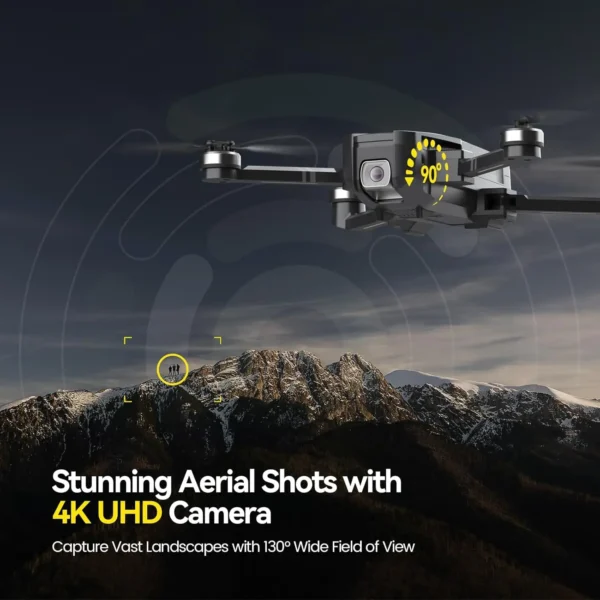 HolyStone HS720 GPS Drone: 4K UHD, 52min Flight, Foldable, Brushless, Auto Return, Follow Me,C0. - Image 2