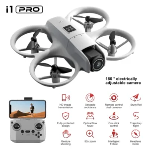 i1PRO 180° Adjustable Camera Drone RC Professional 4K HD UAV Aircraft Fixed Remote Control Obstacle Avoidance Aerial Quadcopter