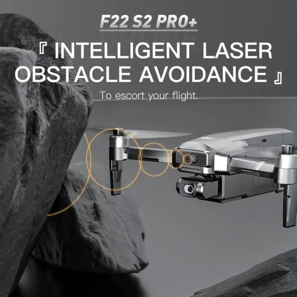 F22 S2 XR PRO+ GPS Professional Drone With 4K EIS Camera Obstacle Avoidance Drones 2Axis Stabilized Gimbal 6KM RC Quadcopter - Image 2