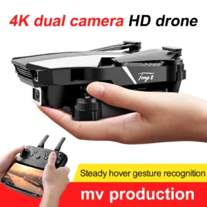 S62 RC Drone 4k Dual Camera HD Wifi Fpv Visual Professional Photography Foldable Fixed height Quadcopter RC Dron Toys for boys