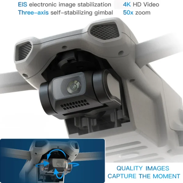 XINLIN XiL 017 Drone 4K HD Camera 3-Axis Gimbal Touch Screen 249g Ultralight design Brushless EIS Electronic RC Quadcopter Toys - Image 4