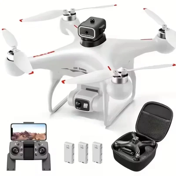 S116MAX 8K HD Professional Drone with Dual Camera 3 Batteries Optical Flow 360° Obstacle Avoidance WiFi Brushless Motor RC Toy - Image 2