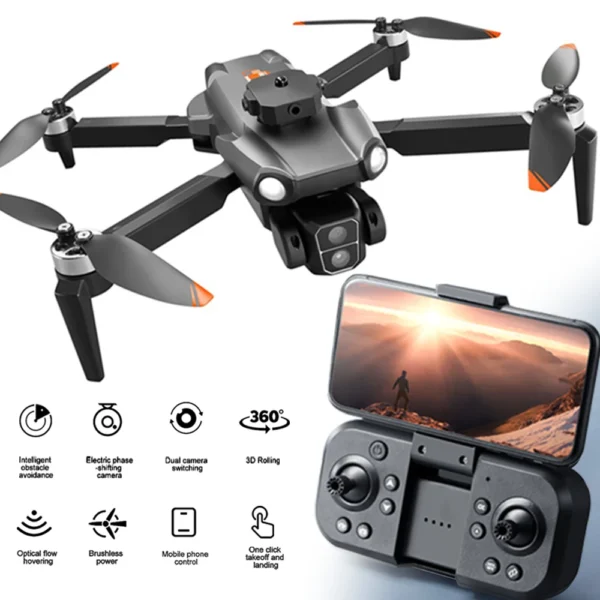 S119 Rc Drone Professional 8K With Dual Camera WIFI Smart Obstacle Avoidance FPV Brushless RC Quadcopter Mini UAV Gift Toys - Image 3