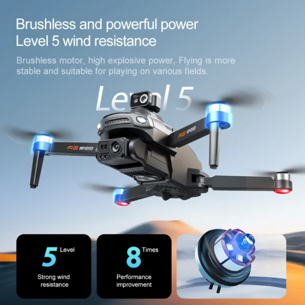 RG800 MAX GPS Drone Professional 8K Camera Aerial FPV Brushless Avoiding Obstacle with Large Screen Remote Control Folding Dron - Image 6