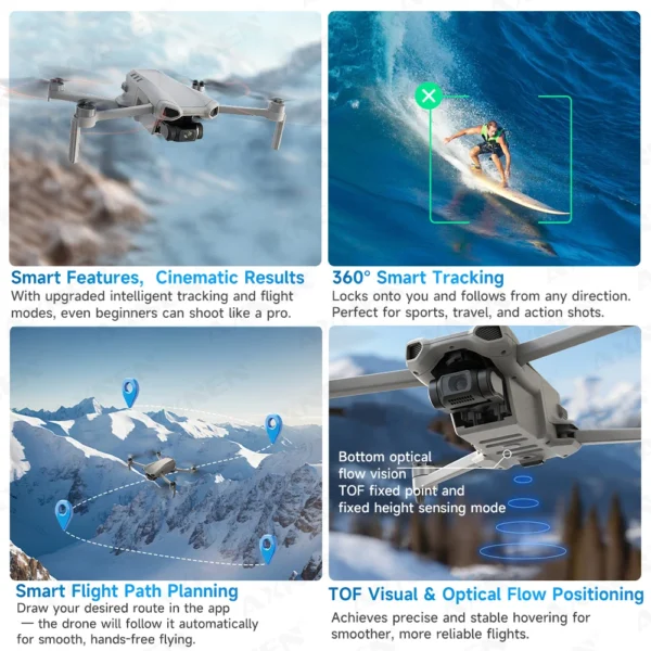 XINLIN XiL 017 4K Camera Drone with 3-Axis Gimbal, 249g Foldable Quadcopter, 10KM HD Transmission, 35min Flight,GPS Smart Follow - Image 5