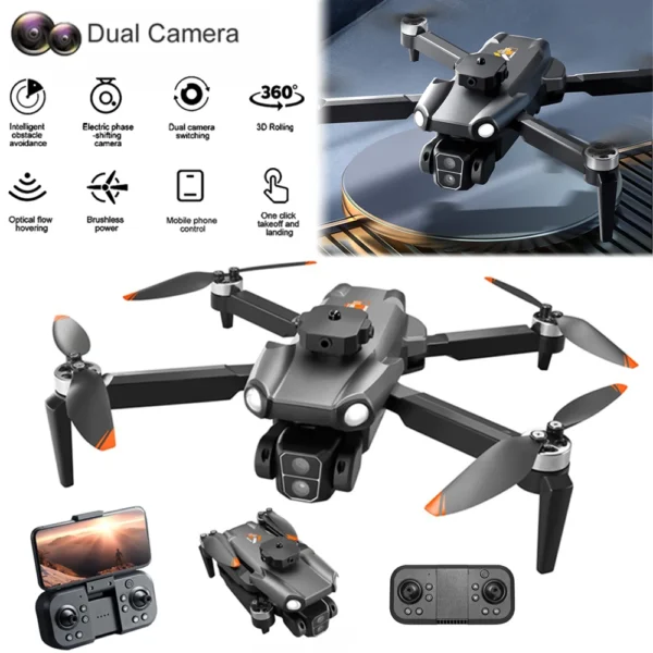 S119 Rc Drone Professional 8K With Dual Camera WIFI Smart Obstacle Avoidance FPV Brushless RC Quadcopter Mini UAV Gift Toys - Image 2