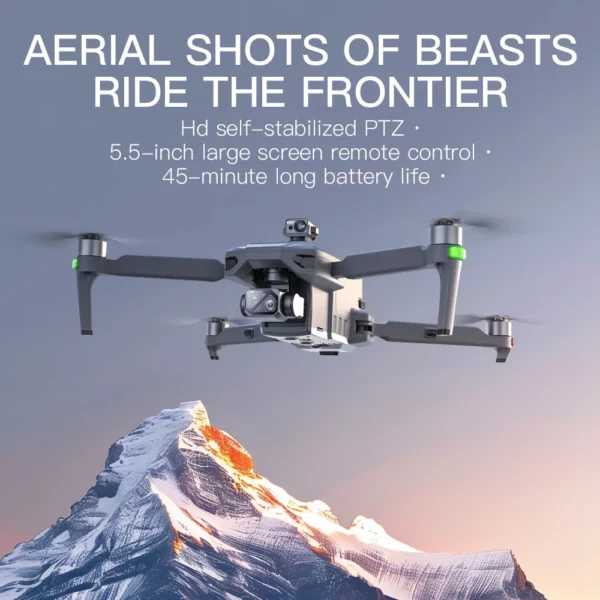 Teeggi SG909 MAX GPS Drone With 4K Camera 6KM Touch Screen RC Profesional Drone 360° obstacle avoidance Foldable RC Quadcopter - Image 2