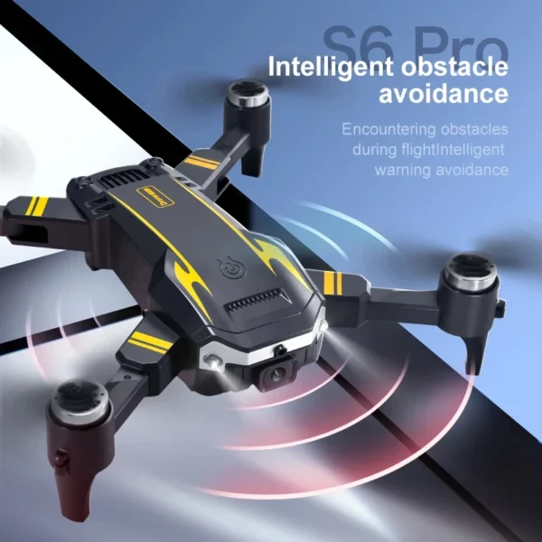 KBDFA New S6 Max Drone 8k Profesional 4K HD Cameras Obstacle Avoidance Aerial Photography Optical flow Foldable Quadcopter - Image 4