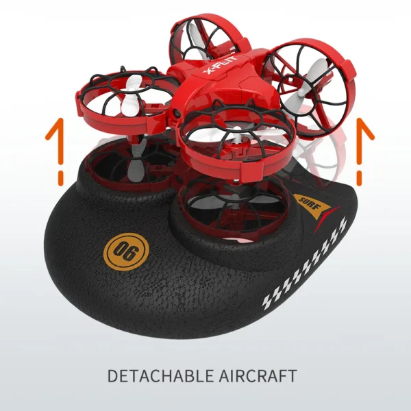 JJRC H116 3-in-1 RC Drone RC Boat Vehicle Flying Air/Boat/Land Driving Altitude Hold RC Quadcopter Toys Gift for Kids - Image 3