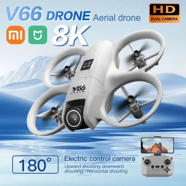 Xiaomi Mijia V66 Mini Drone Children's Toy 8K Profession HD Camera WiFi RC Height Freestyle Keep Helicopter Foldable Quadcopter