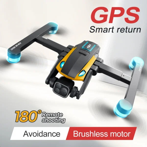 2024 GPS derone M8Pro RC Drone 4K Professinal With 1080P Wide Angle HD Camera Foldable Helicopter WIFI FPV Height Hold Gift Toy
