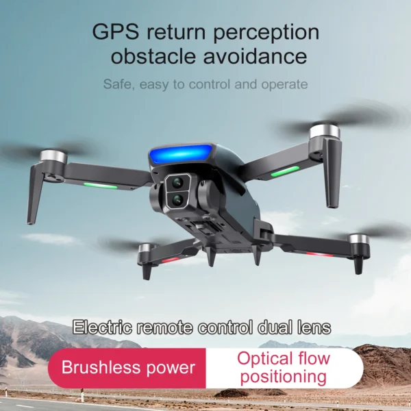 New S181 GPS Return Drone 5G Professional 8K HD Aerial Photography Dual-Camera Omnidirectional Obstacle Avoidance Dron RC Toy - Image 4
