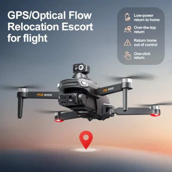 New RG800 Max GPS Drone 8K Professional HD Dual Camera 5KM Photography 5G Brushless FPV Foldable Large Screen RC Quadcopter Toys - Image 5