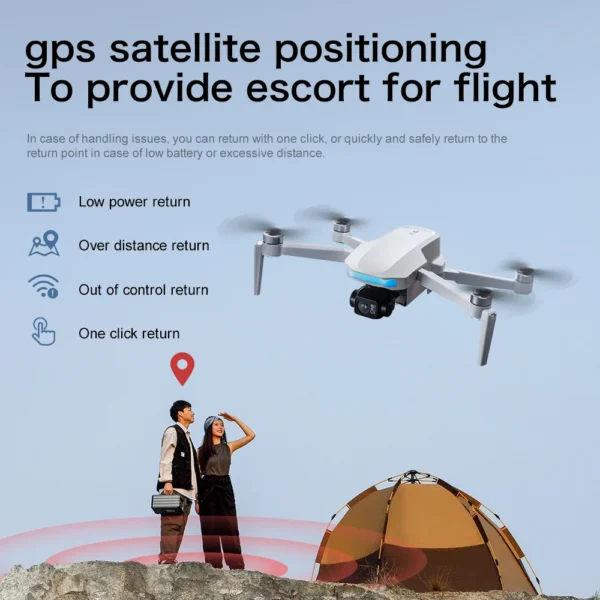 S-X1 New Drone with Screen 3-Axis Anti-shake Gimbal 4K Aerial Brushless Drones RC Quadcopter 5G GPS 8K HD Cameras EIS Mini Dron - Image 5