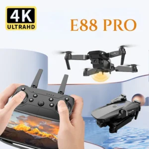 2024 E88Pro RC Drone 4K Professinal With 3 Battery 1080P Wide Angle HD Camera Foldable Helicopter WIFI FPV Height Hold Gift Toy