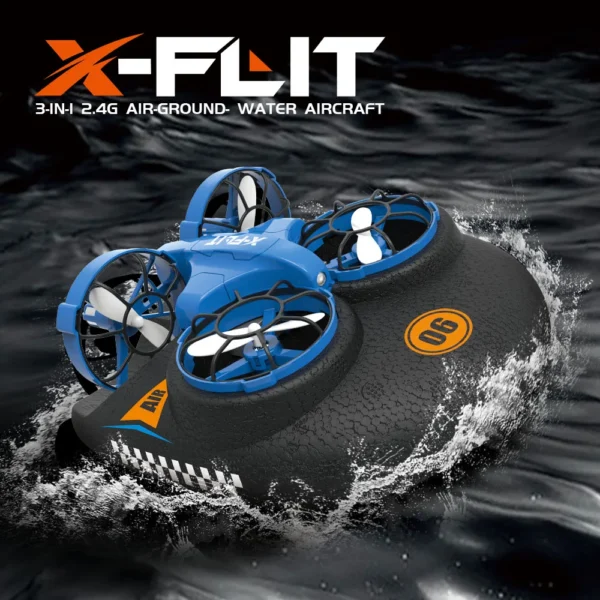 JJRC H116 3-in-1 RC Drone RC Boat Vehicle Flying Air/Boat/Land Driving Altitude Hold RC Quadcopter Toys Gift for Kids