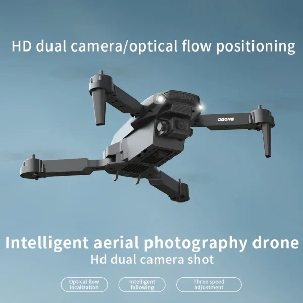 Hot E88 PRO professional drone HD camera WiFi FPV height maintain foldable remote control aerial quadcopter toy gift - Image 2