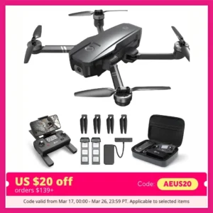 HolyStone HS720 GPS Drone: 4K UHD, 52min Flight, Foldable, Brushless, Auto Return, Follow Me,C0.